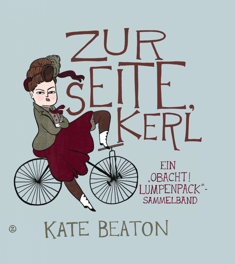 ... diese Dame auf dem Cover des Sammelbands.